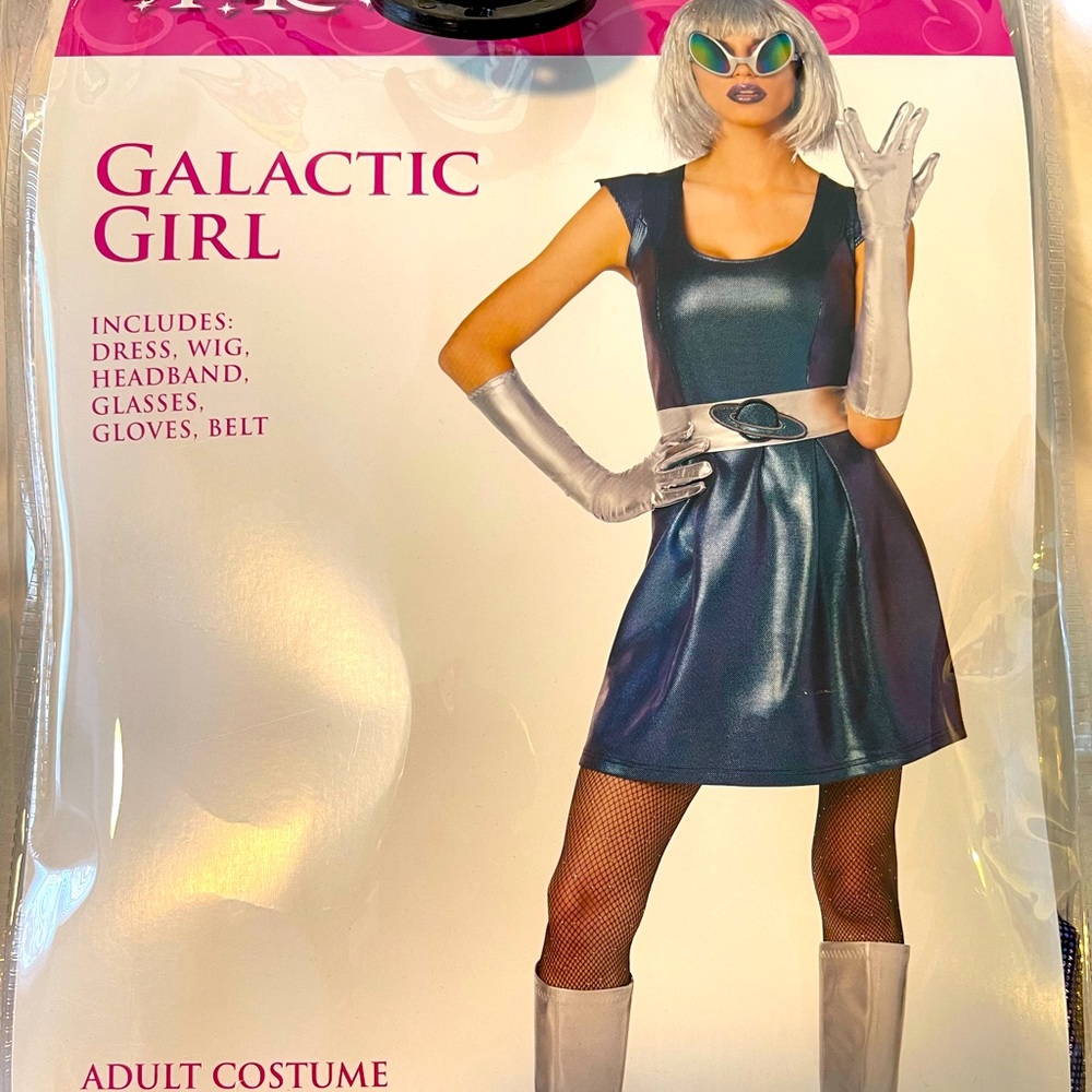 Galactic girl/alien Halloween costume